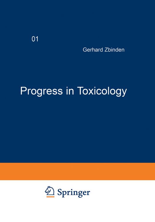 Produktbild: Progress in Toxicology