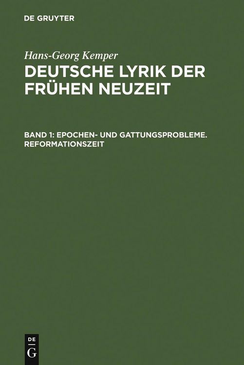 Produktbild: Epochen- und Gattungsprobleme. Reformationszeit