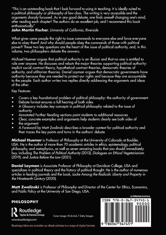 Produktbild: Is Political Authority an Illusion?