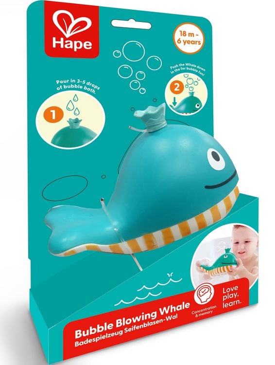 Produktbild: Hape - Badespielzeug Seifenblasen-Wal