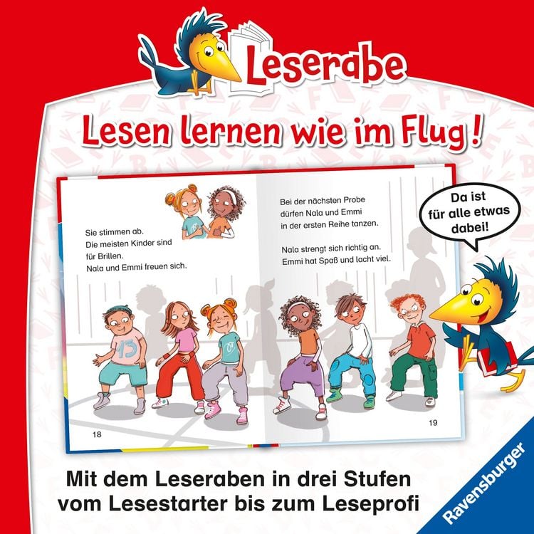 Produktbild: Leserabe 1. Lesestufe - Emmi und Nala im Tanz-Fieber