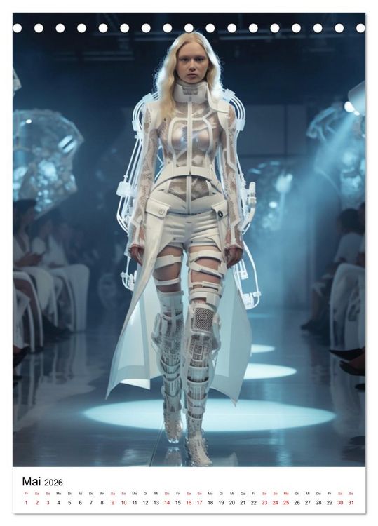 Produktbild: Future Couture (Tischkalender 2026 DIN A5 hoch), CALVENDO Monatskalender