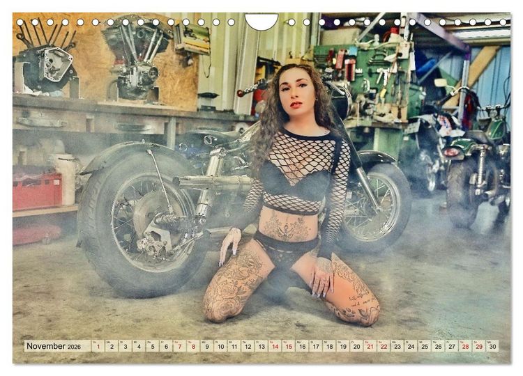 Produktbild: Motorr&auml;der und Sexy Girls (Wandkalender 2026 DIN A4 quer), CALVENDO Monatskalender