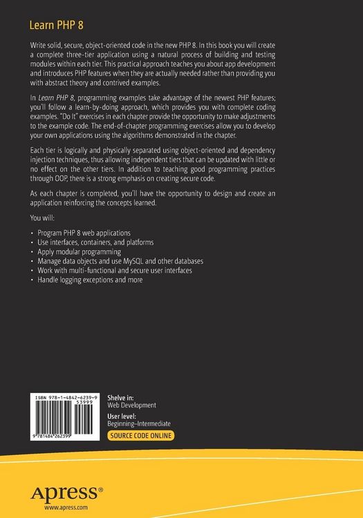 Produktbild: Learn PHP 8