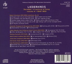Produktbild: Decades: A Century of Song,Vol. 4,1840-1850