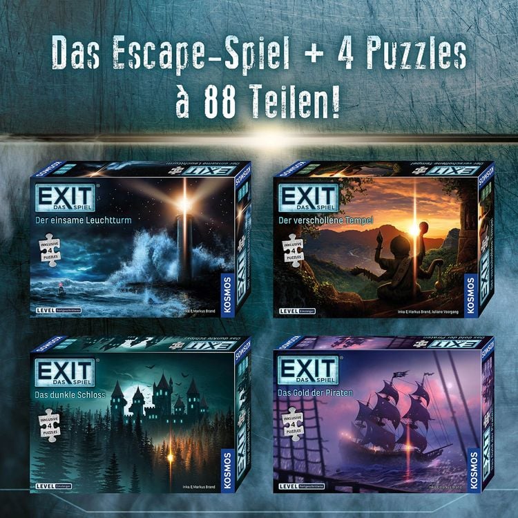 KOSMOS - EXIT® - Das Spiel + Puzzle - Das Gold der Piraten