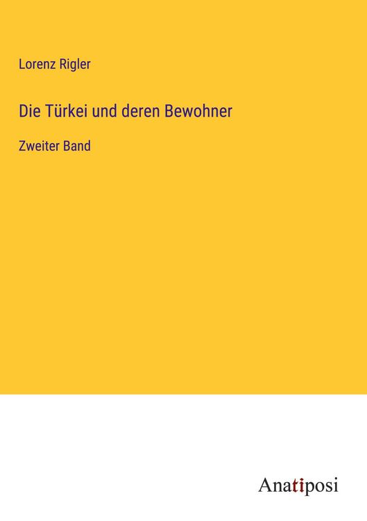 Produktbild: Die T&uuml;rkei und deren Bewohner