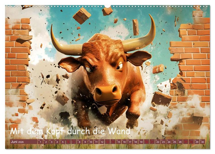 Produktbild: Witzige Weisheiten f&uuml;r Kinder (Wandkalender 2026 DIN A2 quer), CALVENDO Monatskalender