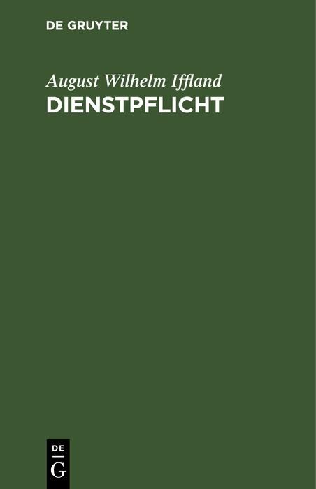 Produktbild: Dienstpflicht
