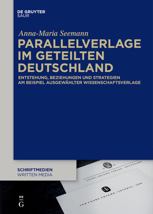 Produktbild: Parallelverlage im geteilten Deutschland