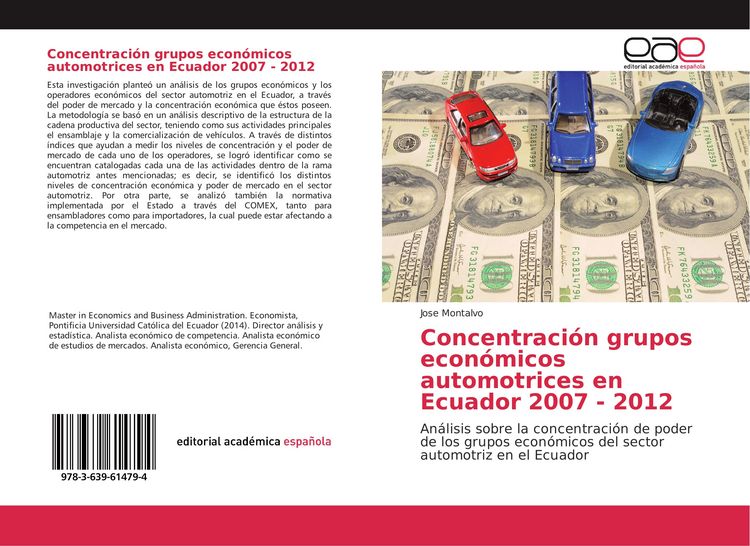 Produktbild: Concentraci&oacute;n grupos econ&oacute;micos automotrices en Ecuador 2007 - 2012