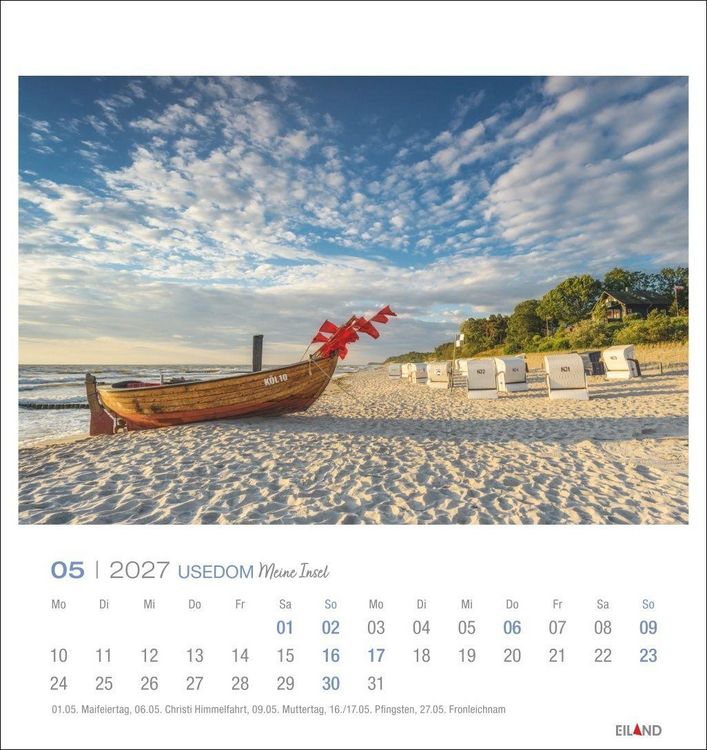 Produktbild: Usedom Postkartenkalender 2027 - Meine Insel