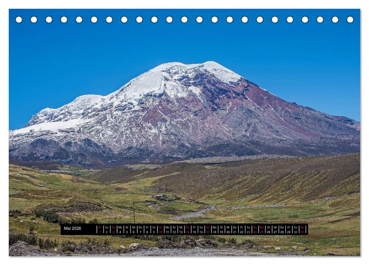 Produktbild: Ecuador (Tischkalender 2026 DIN A5 quer), CALVENDO Monatskalender