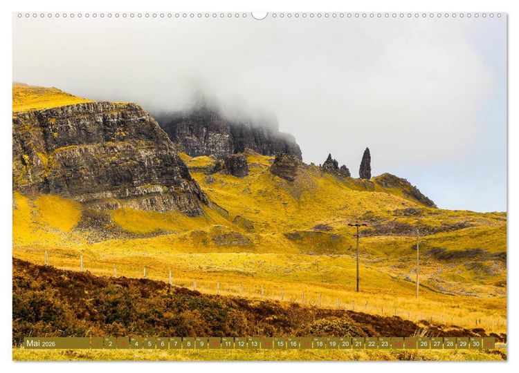Produktbild: Mystisches Schottland (hochwertiger Premium Wandkalender 2026 DIN A2 quer), Kunstdruck in Hochglanz