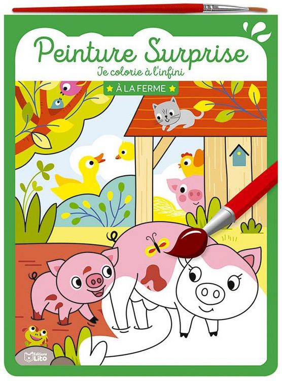 Produktbild: A la ferme : peinture surprise : je colorie &agrave; l'infini