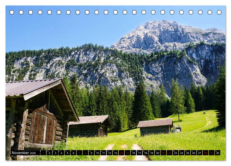 Produktbild: Wundersch&ouml;ne Zugspitzarena (Tischkalender 2026 DIN A5 quer), CALVENDO Monatskalender