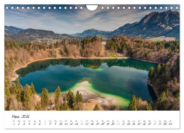 Produktbild: Oberallg&auml;uer Landschaft (Wandkalender 2026 DIN A4 quer), CALVENDO Monatskalender