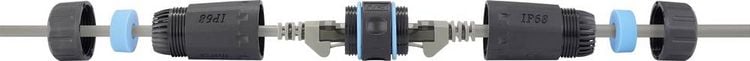 Produktbild: Renkforce RJ45 Netzwerk Adapter CAT 6 [1x RJ45-Buchse - 1x RJ45-Buchse] Schwarz