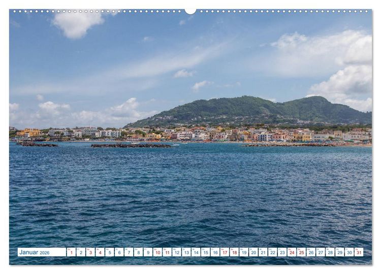 Produktbild: Ischia - Italien (hochwertiger Premium Wandkalender 2026 DIN A2 quer), Kunstdruck in Hochglanz