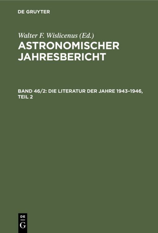 Produktbild: Die Literatur der Jahre 1943&ndash;1946, Teil 2