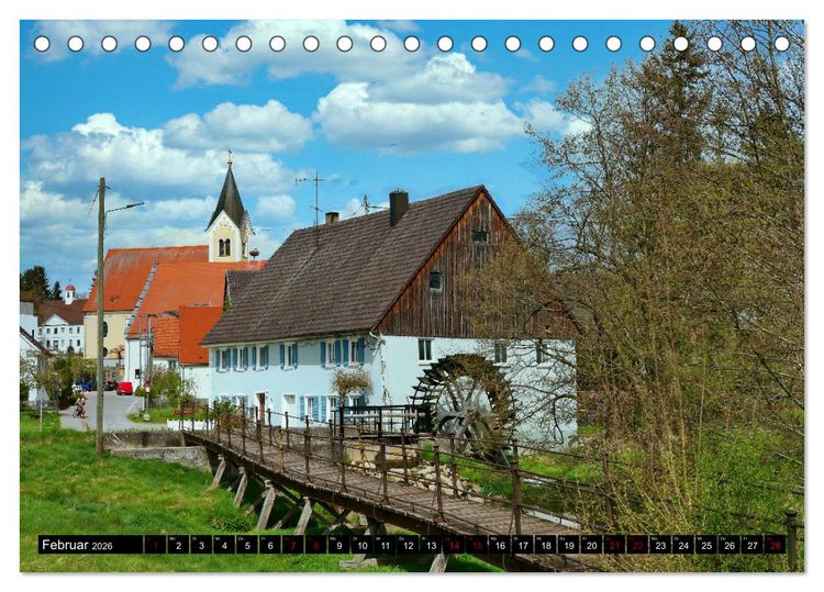 Produktbild: Die Stauden - Heimat in den westlichen W&auml;lder Augsburg (Tischkalender 2026 DIN A5 quer), CALVENDO Monatskalender