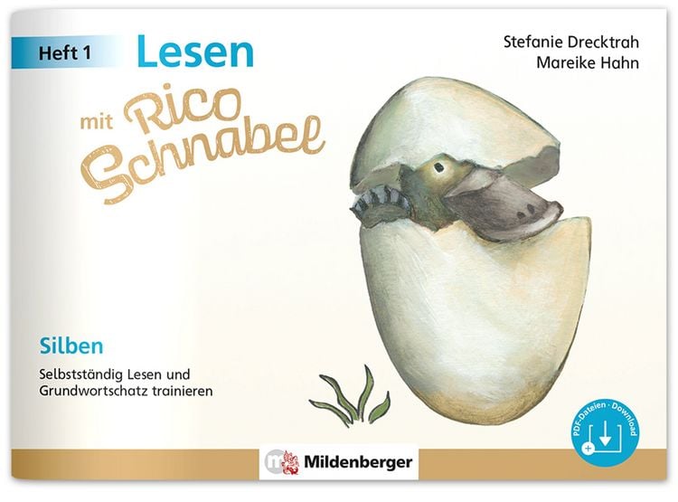 Produktbild: Lesen mit Rico Schnabel, Heft 1: Silben