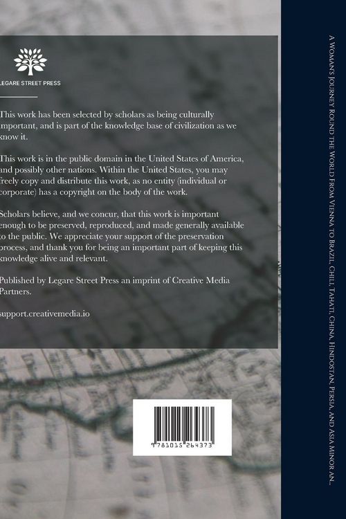 Produktbild: A Woman's Journey Round the World From Vienna to Brazil, Chili, Tahati, China, Hindostan, Persia, and Asia Minor an Unabridged Translation From the German of Ida Pfeiffer