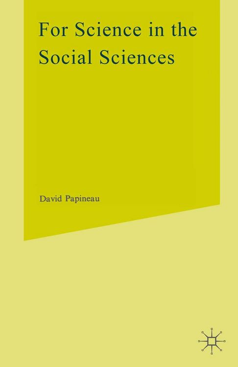 Produktbild: For Science in the Social Sciences