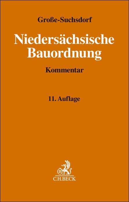 Produktbild: Nieders&auml;chsische Bauordnung. NBauO