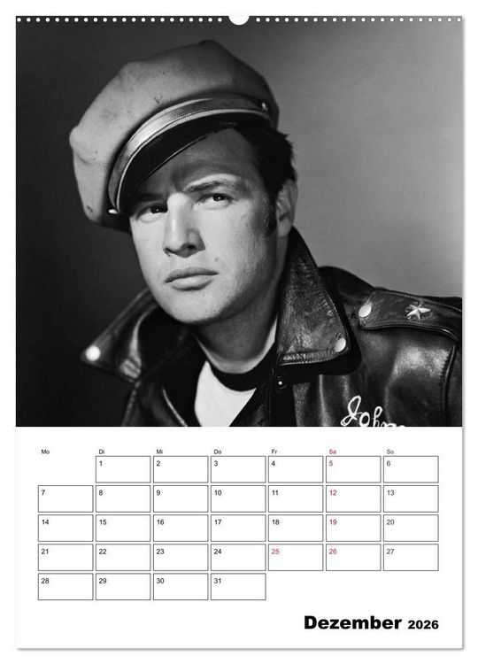 Produktbild: Leinwandhelden. Unvergessene Filmstars (hochwertiger Premium Wandkalender 2026 DIN A2 hoch), Kunstdruck in Hochglanz