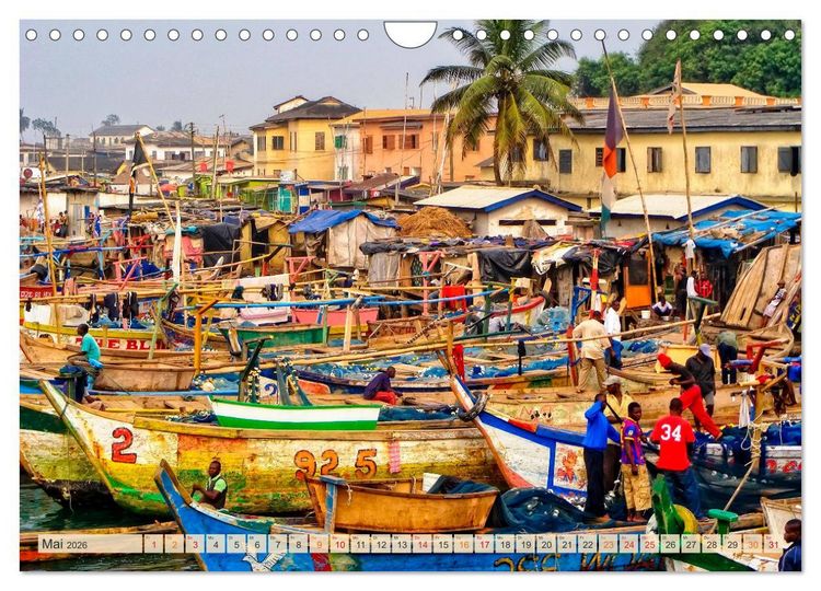 Produktbild: Reise durch Afrika - Ghana (Wandkalender 2026 DIN A4 quer), CALVENDO Monatskalender