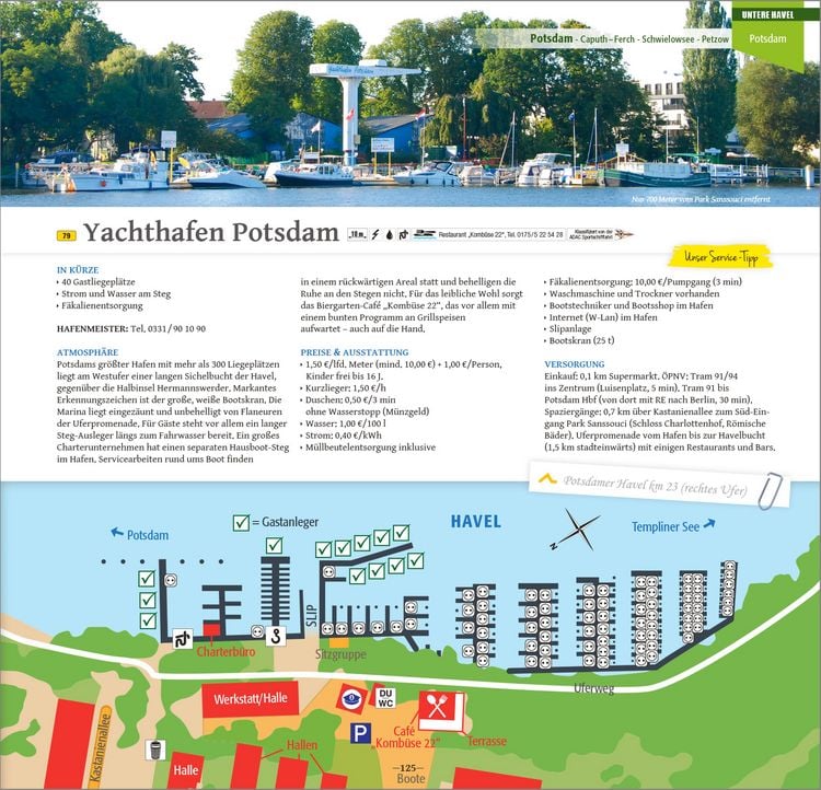 Produktbild: Hafenf&uuml;hrer f&uuml;r Hausboote: Berlin & Brandenburg