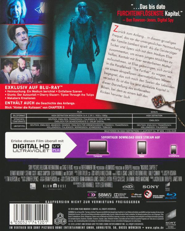 Produktbild: Insidious: Chapter 3