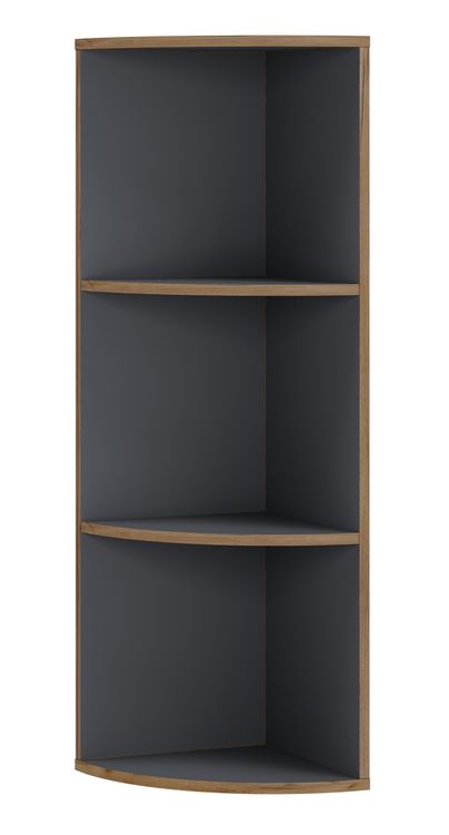 Produktbild: Elegantes Holzregal Eckregal Regal Salia 3fach
