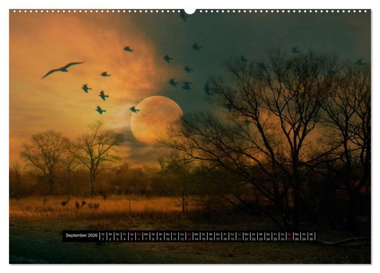 Produktbild: Sehnsucht der Natur (Wandkalender 2026 DIN A2 quer), CALVENDO Monatskalender