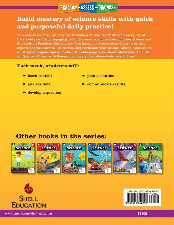Produktbild: 180 Days of Science for Third Grade