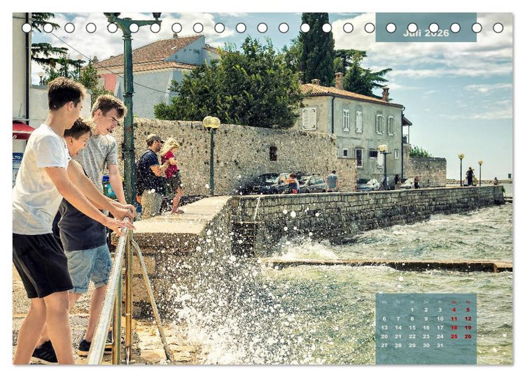 Produktbild: POREC in Magie getaucht! (Tischkalender 2026 DIN A5 quer), CALVENDO Monatskalender