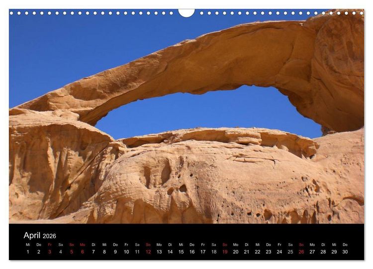 Produktbild: Faszinierendes Jordanien (Wandkalender 2026 DIN A3 quer), CALVENDO Monatskalender