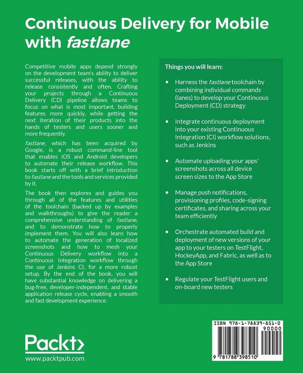 Produktbild: Continuous Delivery for Mobile with Fastlane