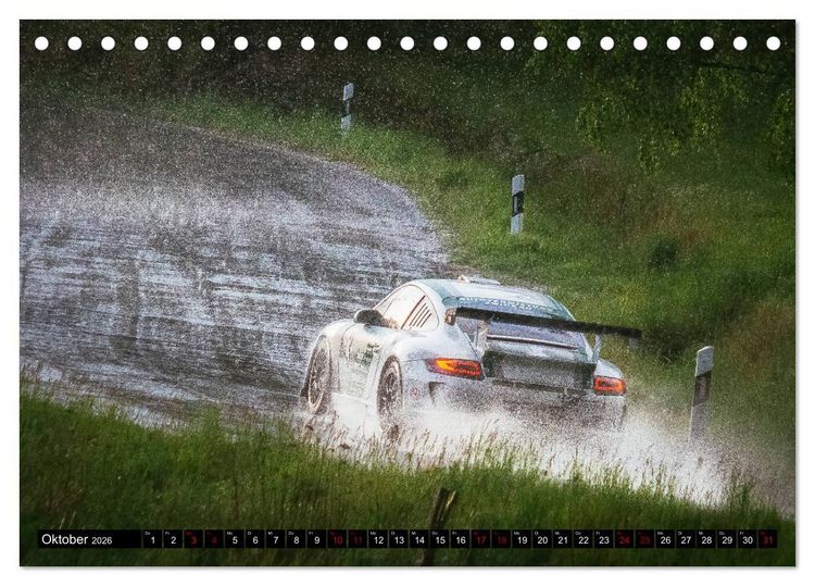 Produktbild: SCHNELL! AUTHENTISCH! MITTENDRIN! - RALLYE! (Tischkalender 2026 DIN A5 quer), CALVENDO Monatskalender