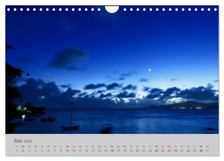 Produktbild: Lichtblicke - Seychellen (Wandkalender 2026 DIN A4 quer), CALVENDO Monatskalender