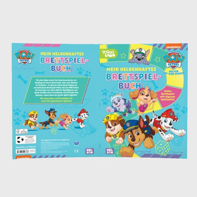 Produktbild: PAW Patrol Mitmachbuch: Mein heldenhaftes Brettspielbuch