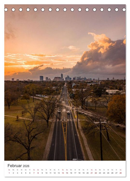 Produktbild: Texas - Eine Reise in den Lone Star State. (Tischkalender 2026 DIN A5 hoch), CALVENDO Monatskalender