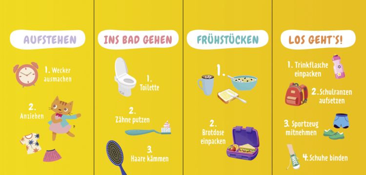 Produktbild: Routine- und Tagesplaner f&uuml;r Schulkinder