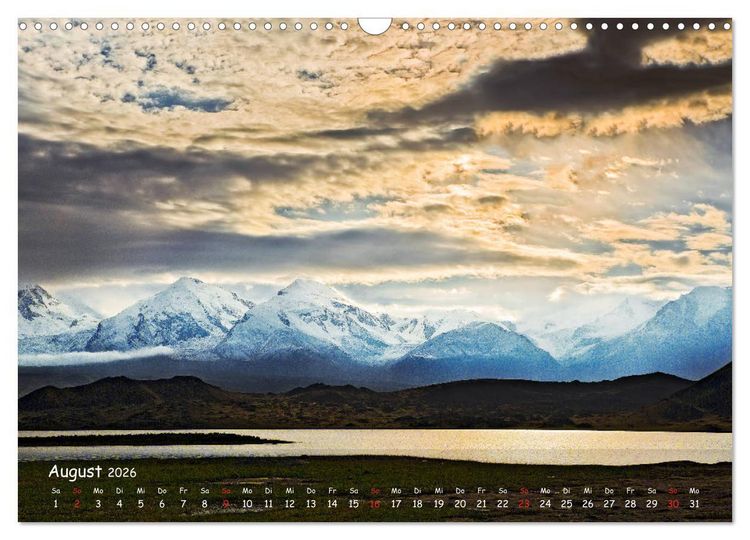 Produktbild: Faszinierende Landschaften entlang der chinesischen Seidenstrasse (Wandkalender 2026 DIN A3 quer), CALVENDO Monatskalender