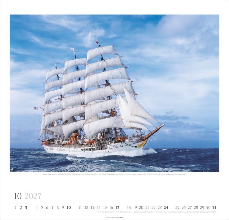 Produktbild: Tall Ships Kalender 2027