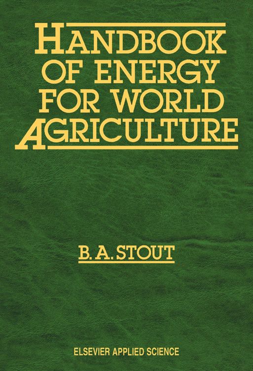 Produktbild: Handbook of Energy for World Agriculture