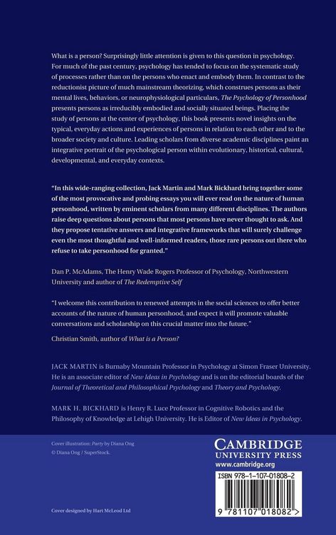 Produktbild: The Psychology of Personhood