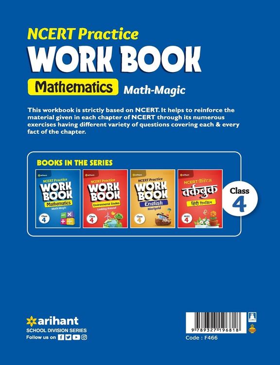Produktbild: NCERT Practice Workbook Mathematics Math-Magic Class 4th
