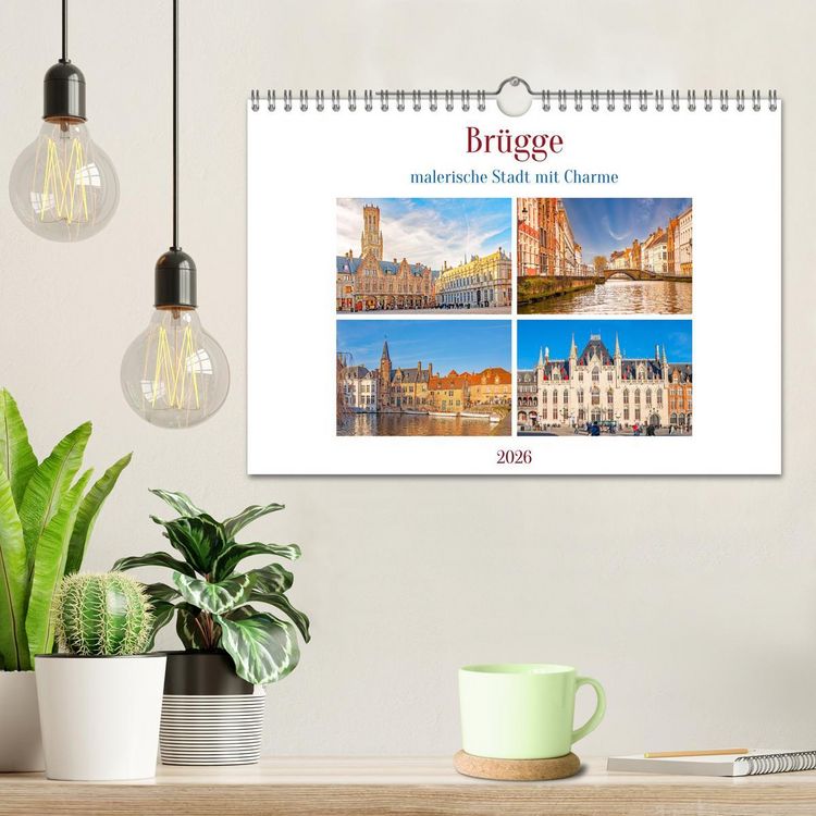 Produktbild: Br&uuml;gge - malerische Stadt mit Charme (Wandkalender 2026 DIN A4 quer), CALVENDO Monatskalender